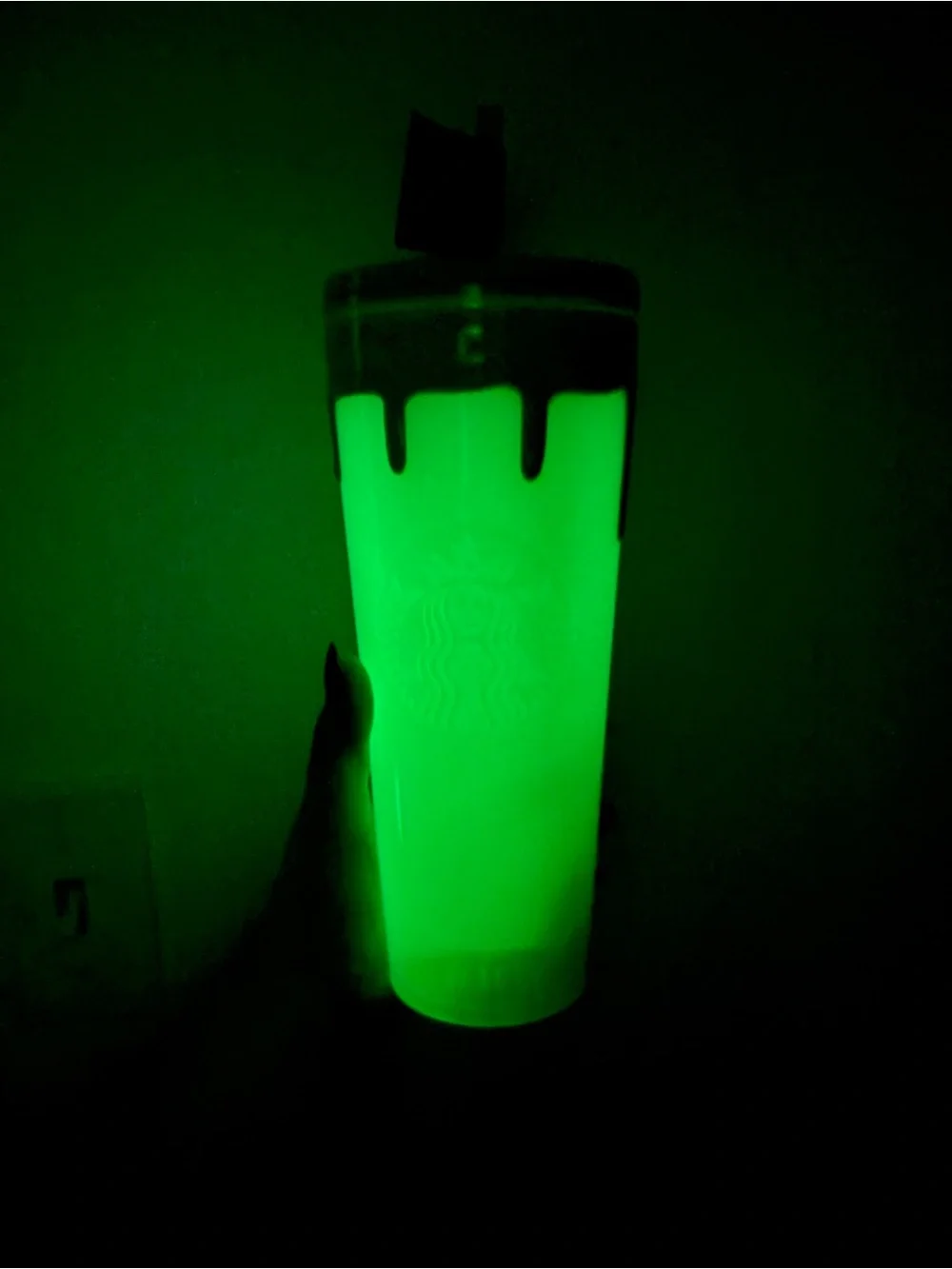 Starbucks Slime Drip Glow in The Dark 2023 Halloween Tumbler